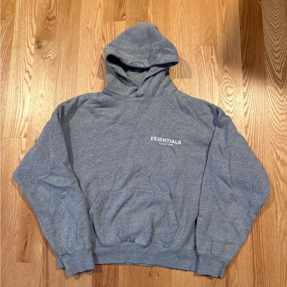 Fear of God Essentials Heather Gray Hoodie